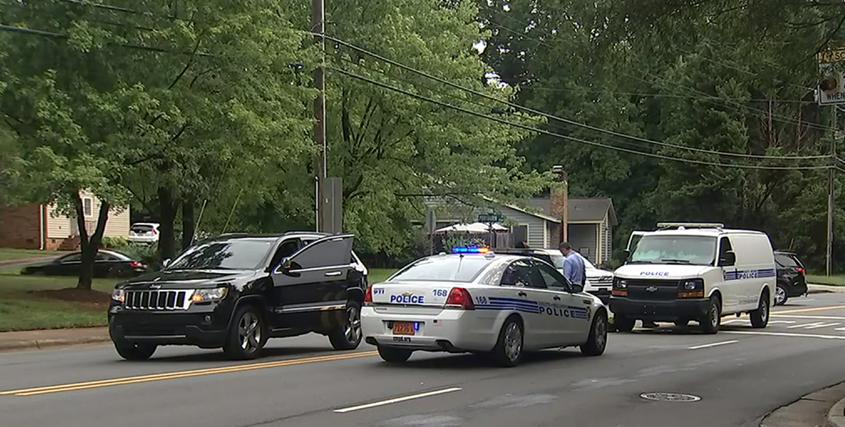 A road rage shooting sent three schools into lockdown near Rama Road in Charlotte, N.C, on Wednesday, Aug. 30, 2023.