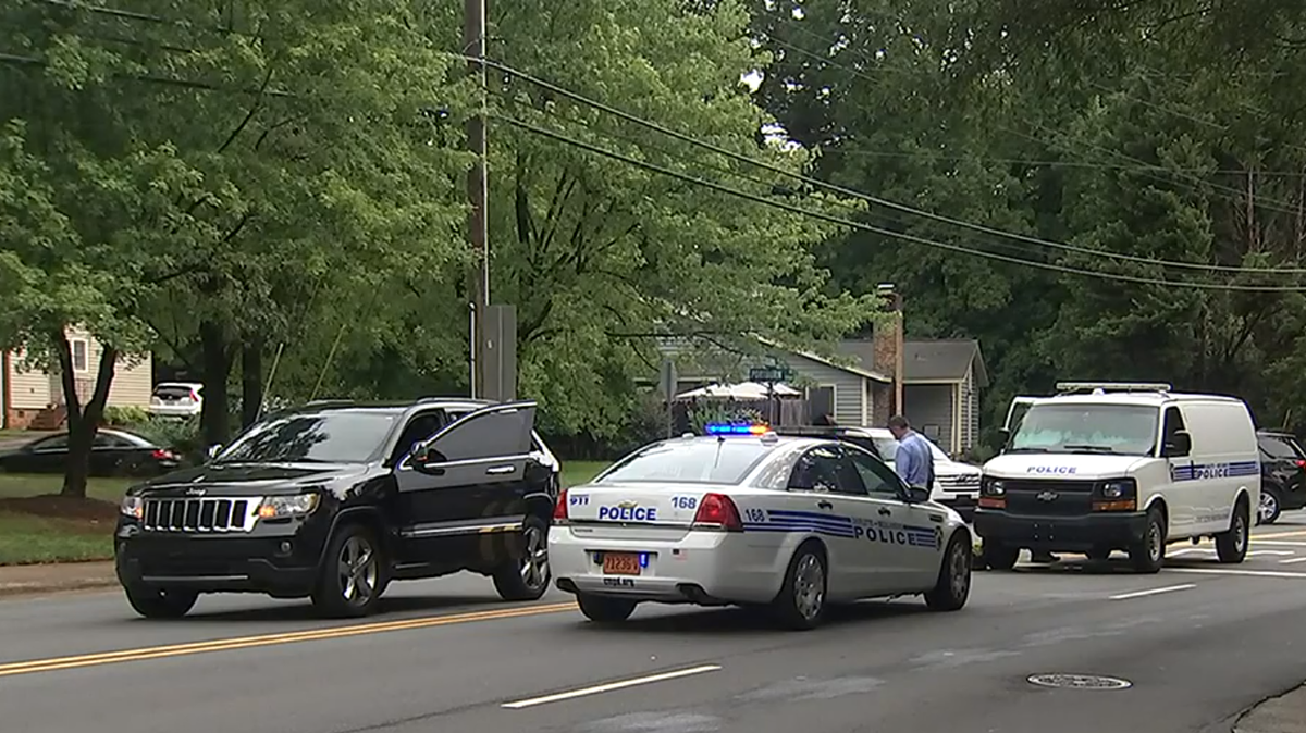 A road rage shooting sent three schools into lockdown near Rama Road in Charlotte, N.C, on Wednesday, Aug. 30, 2023.