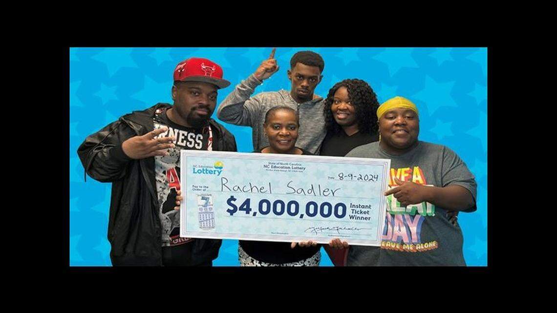 Rachel Sadler of Lincolnton bought the lottery ticket because she liked the colors, and won $4 million, the N.C. Education Lottery says.