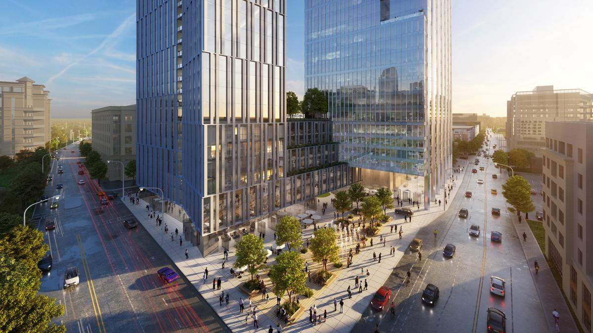 Chicago-based Riverside Investment and Development announced Thursday a $750 million project that would bring three buildings to a prominent corner near uptown and South End.