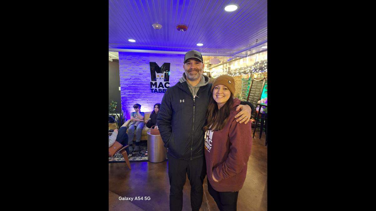 Nick and Lori Konawalik opened their downtown Concord location of Mac Tabby Cat Cafe a year into COVID. “You’ve got to keep walking past fear,” Lori Konawalik said. “You have to step over it. You persevere.”