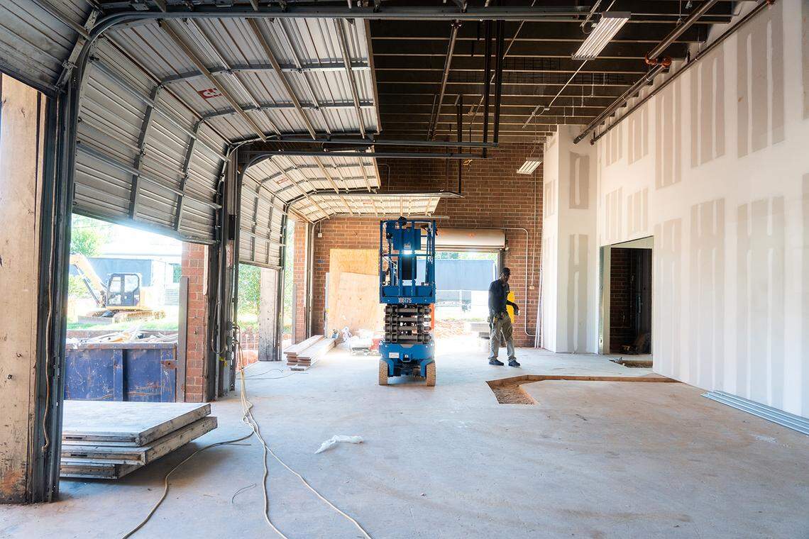 Protagonist Beer plans for its new location to new offer more space and food options, including pizza. Cluck Design Collaborative is the architect.