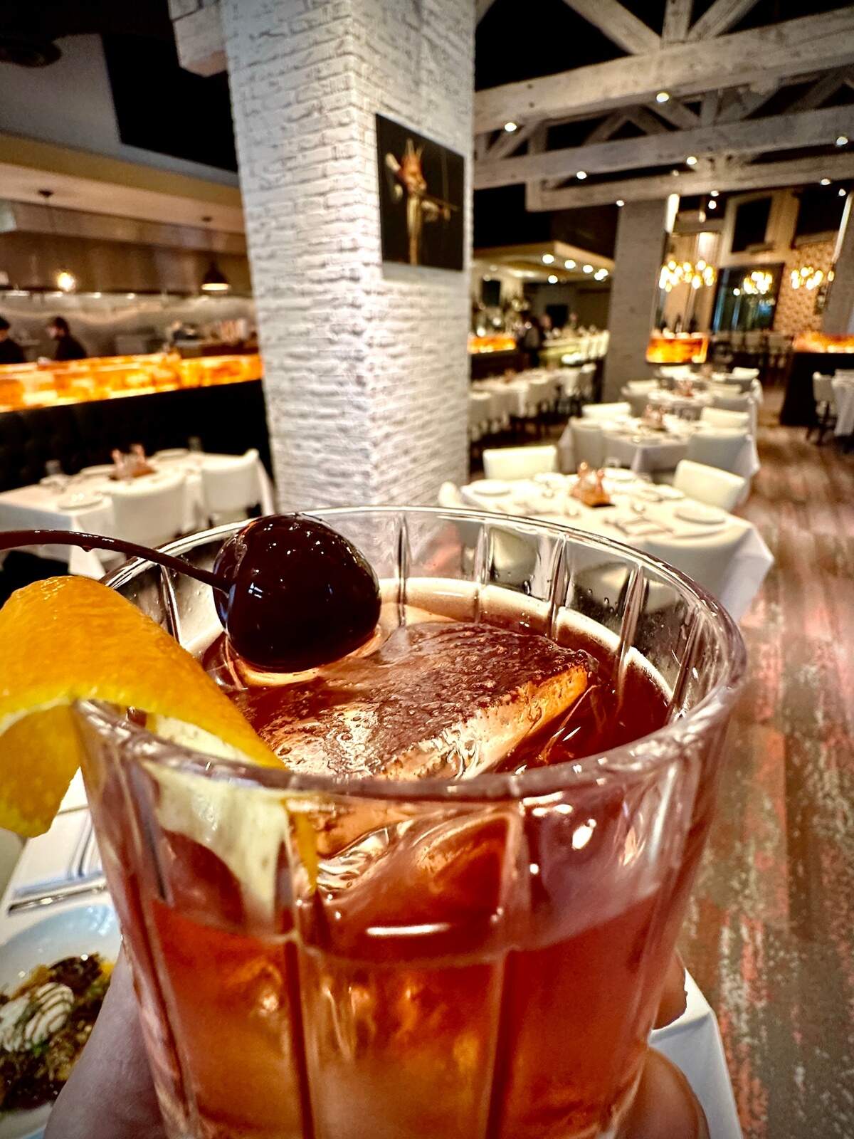 The Fox & Falcon by David Burke is a modern steakhouse at 4905 Ashley Park Lane at Sharon Square in SouthPark.