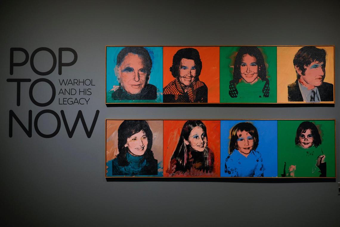 Portraits of the Bechtler family painted by Andy Warhol in 1973. The artist traveled to Zurich, where several generations of Bechtlers posed for him.