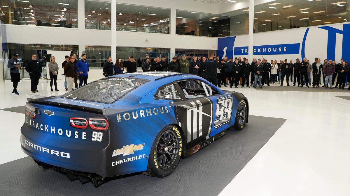Trackhouse Racing welcomed its employees into its rebranded race shop in Concord, N.C. on Nov. 22, 2021. The team acquired NASCAR assets from Chip Ganassi Racing and moved into CGR’s former shop.