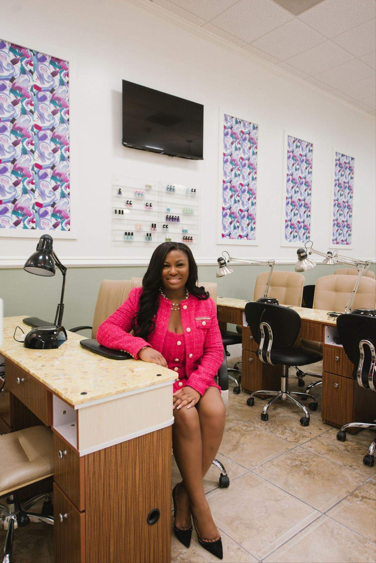 LaToya Evans opened Charlotte’s Nails at Northlake in November 2023.