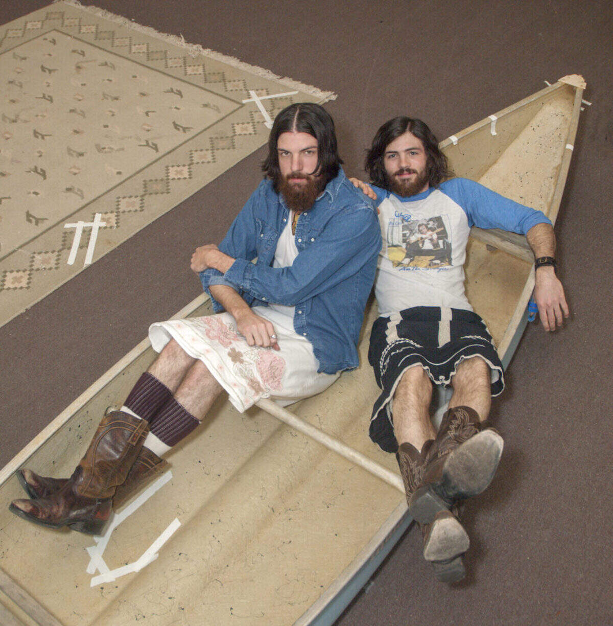 Avett Brothers in Skirts