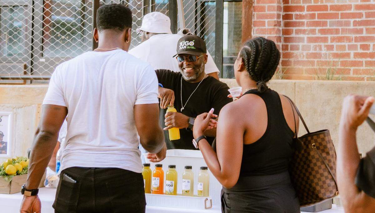 The North End Farmers Market at Camp North End is held on Thursday evenings. 