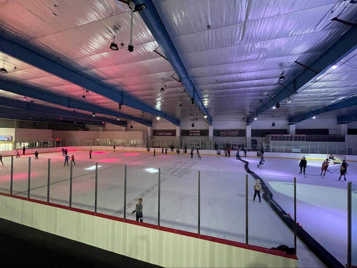 Cool off by hitting the ice at Pineville Ice House.