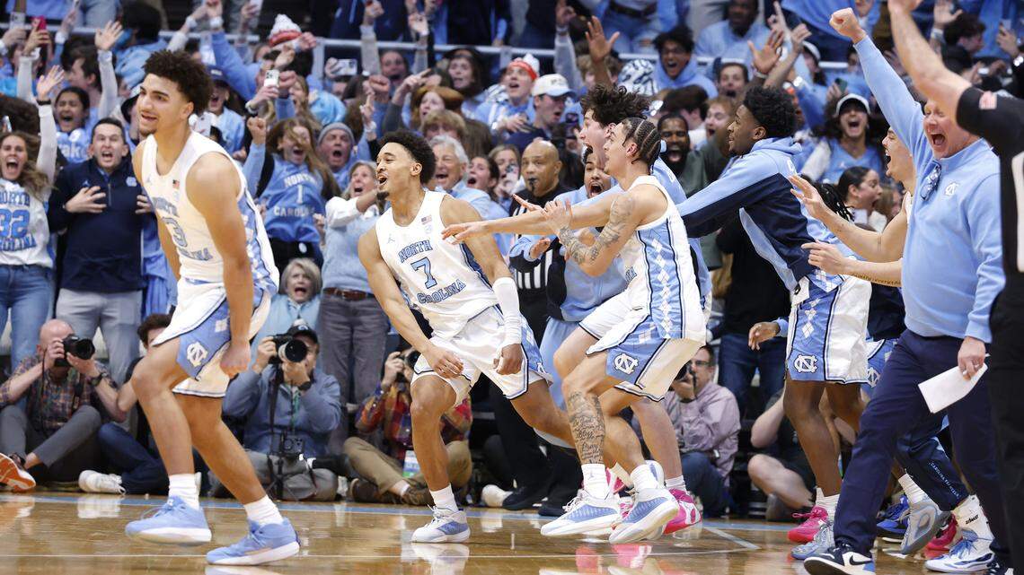 UNC-Duke spawns 2 court-stormings, one controversy and Trimble’s legendary shot