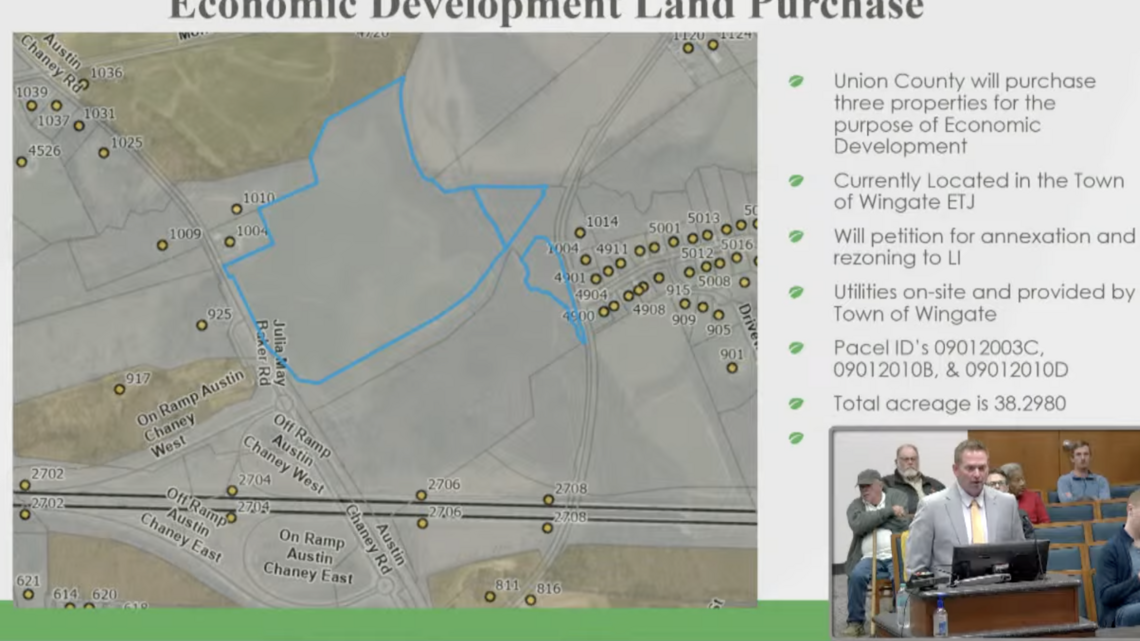 Union County makes plans for new industrial park. Here’s where they could spend $2M