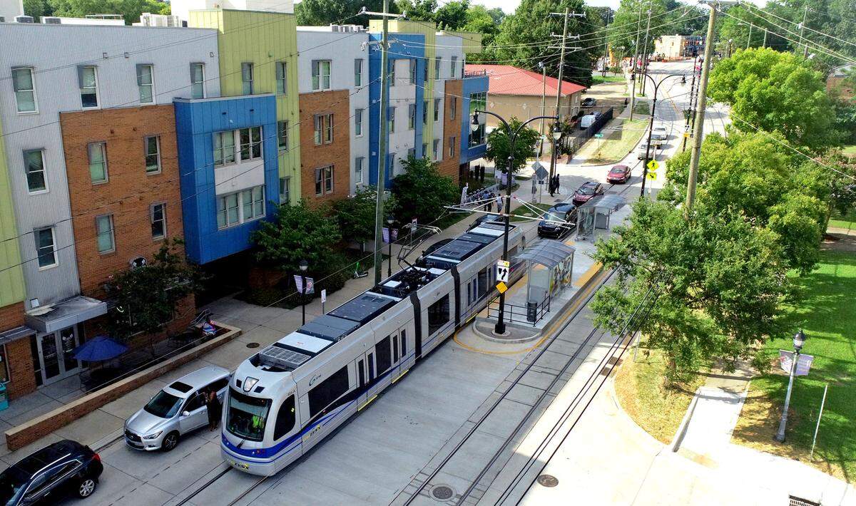 On Thursday, August 26, 2021, the CityLYNX Gold Line was performing test runs along West Trade Street and North Bruns Avenue in west Charlotte. CATS announced that the streetcar will open for passenger service on Monday, August 30.