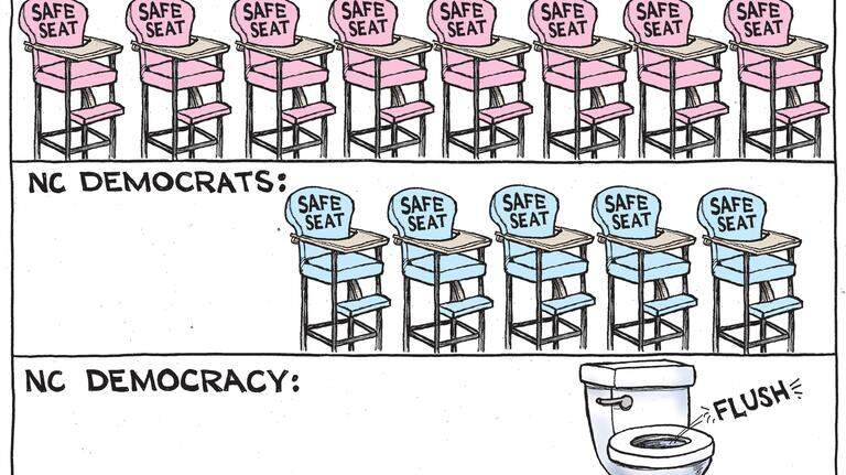 Kevin Siers cartoon: All those new gerrymandered congressional seats