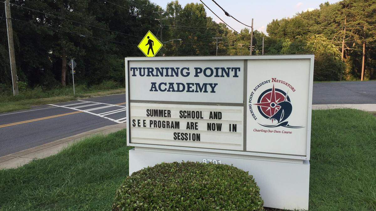 The Turning Point Academy building at the old Pawtuckett Elementary site, which was an alternative school for middle and high school students with discipline problems last year, will take only high schoolers in 2018-19.