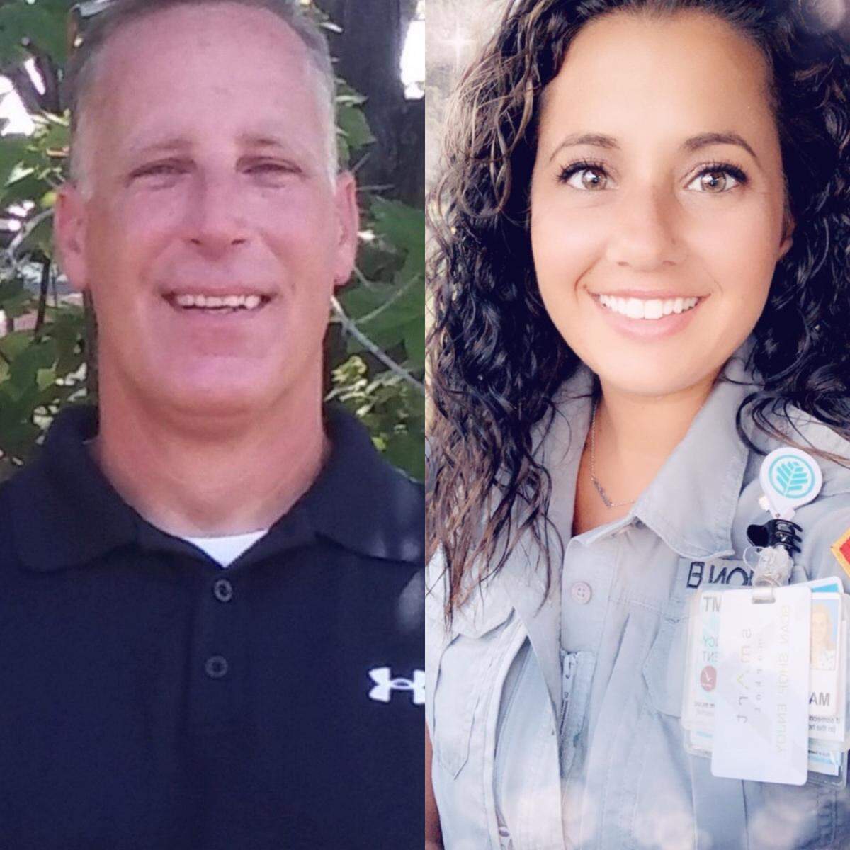 Chuck Nix, 47, and Madison Hackney, 35, of Atrium Health Union.