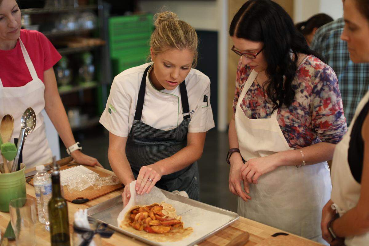 Chef Alyssa’s Kitchen holds cooking classes with seasonal themes — and you can even bring your own wine or beer.