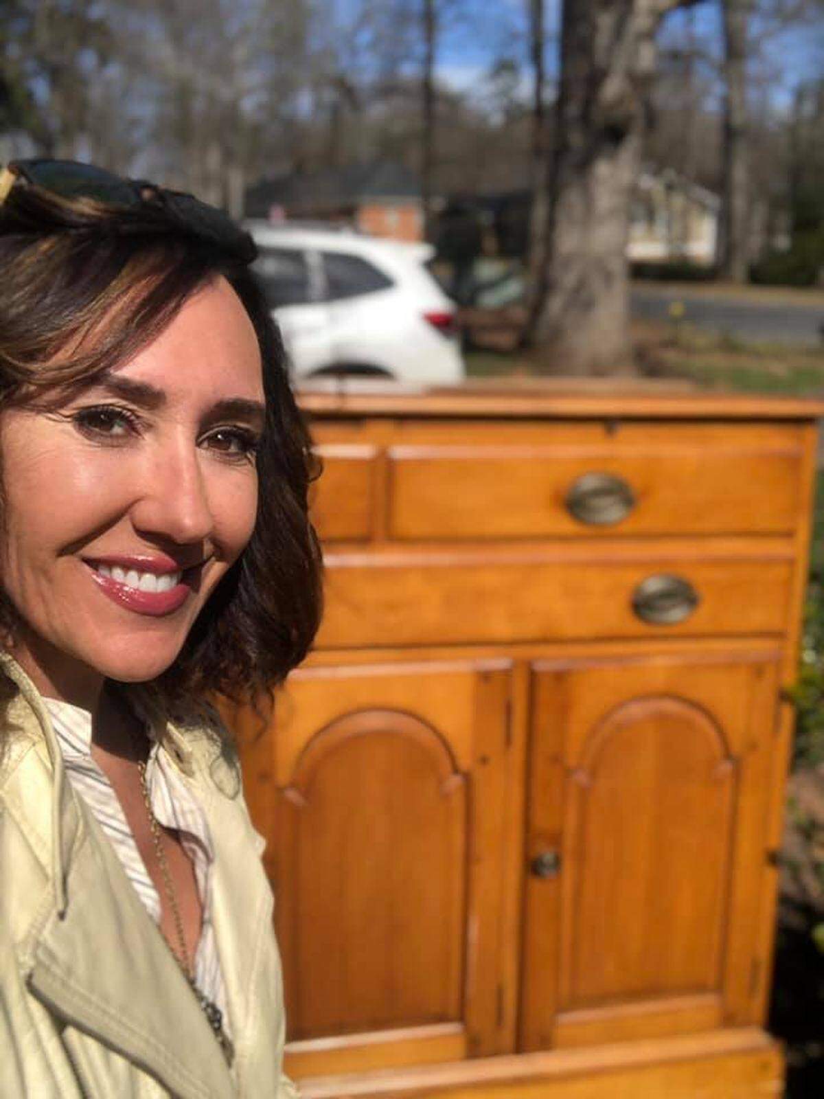 Maureen O’Boyle on an antiquing excursion last fall.