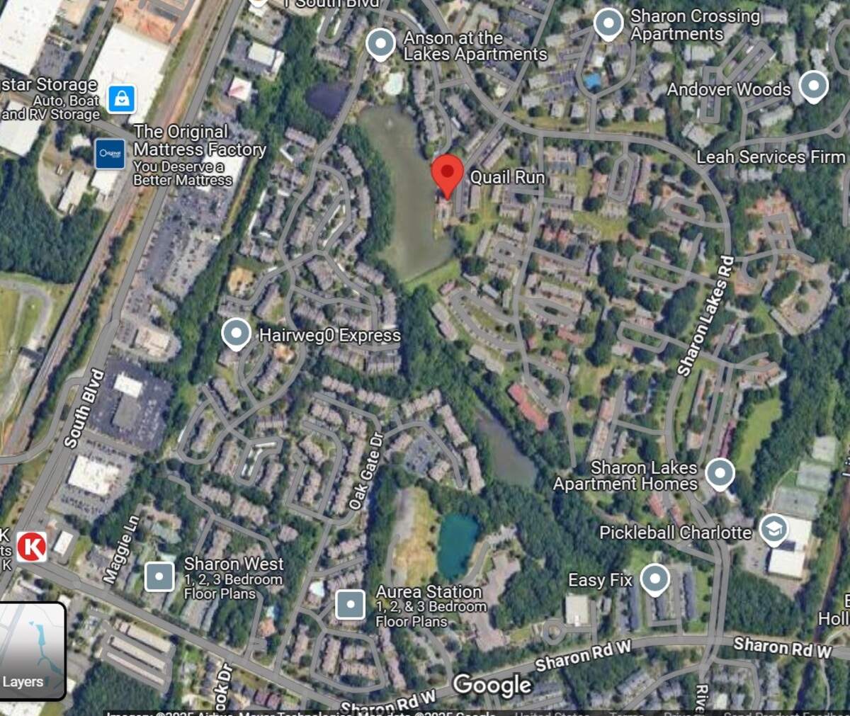 Census tract 31.09, bordered by South Boulevard, Sharon Lakes Road and Sharon Road West, is one of the most densely populated communities in Mecklenburg County. With over 1,600 apartments and condos, it has a population density of 14,500 people per square mile.