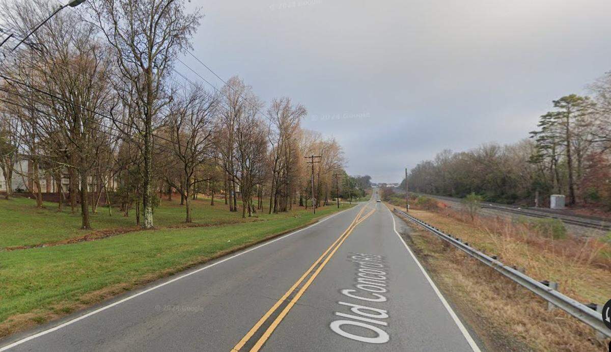 A person was hit and killed by a train in this block of Old Concord Road in Charlotte Friday night, March 21, 2025, police said.