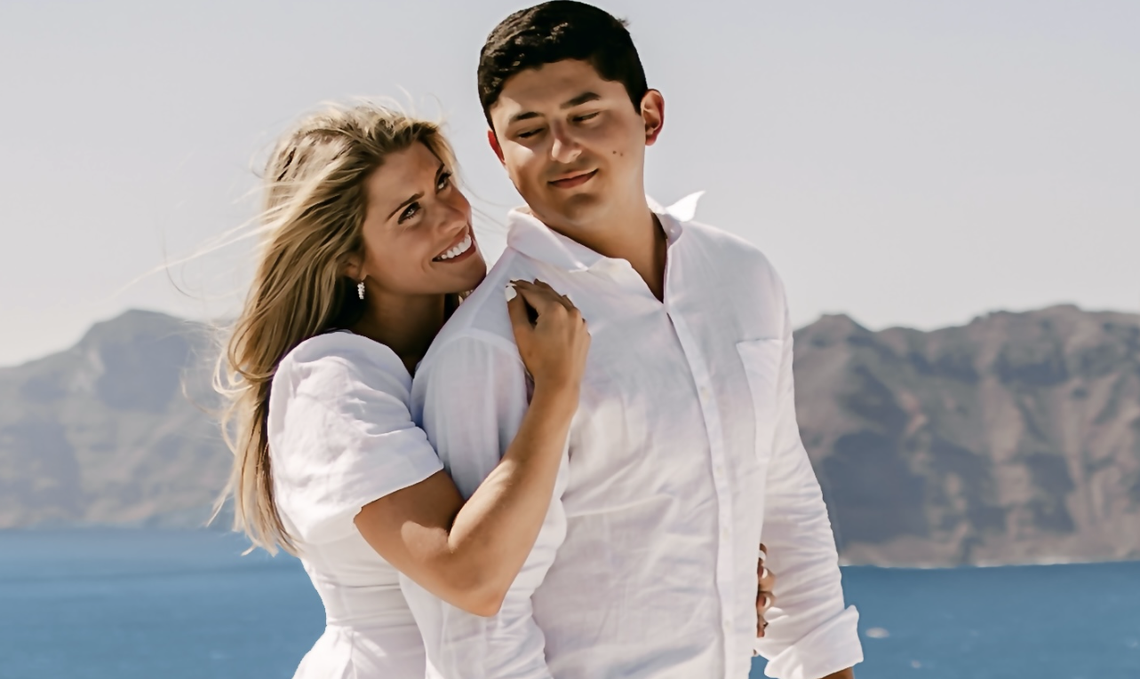 McKinnon Galloway with her fiancé/soon-to-be husband Brandon.