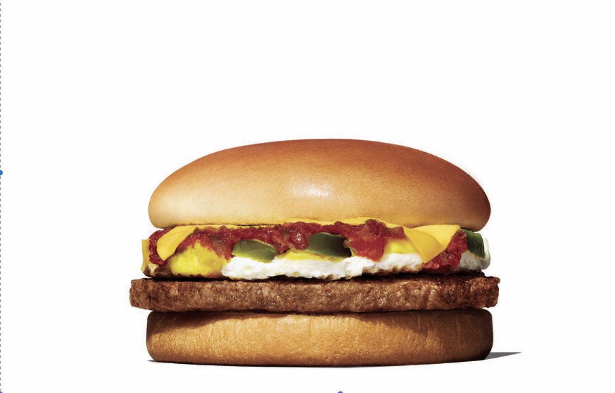 Whataburger’s Ranchero Bob is on the breakfast menu.