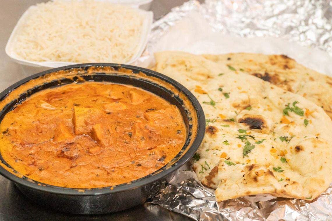 Tikki Masala (this one with paneer) from Curry Gate 2 on South Boulevard in Charlotte.