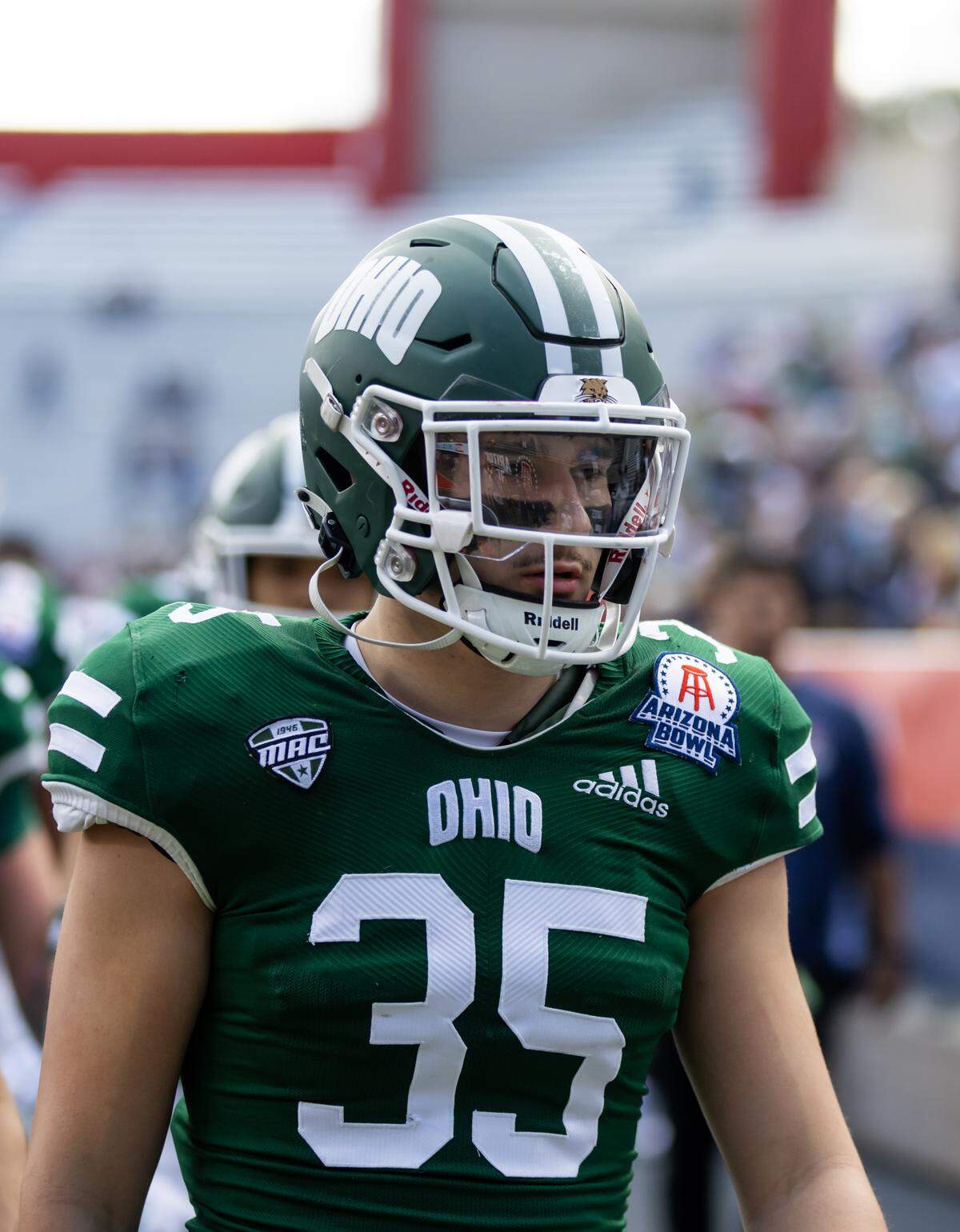 Former Ohio Bobcats linebacker Shay Taylor joined the Charlotte 49ers in the offseason.