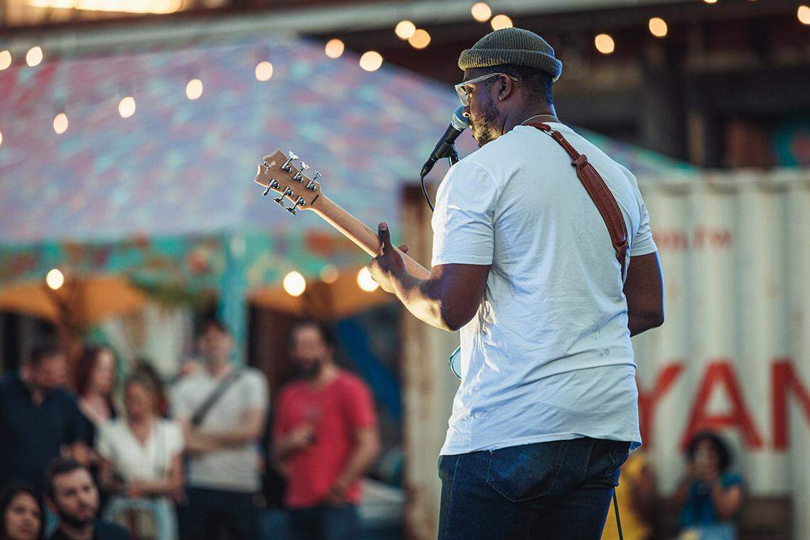 Tre. Charles performing at BOOM Charlotte 2022. The alternative/soul singer-songwriter will be back to perform on BOOM’s Intersection Stage on Saturday, April 22.