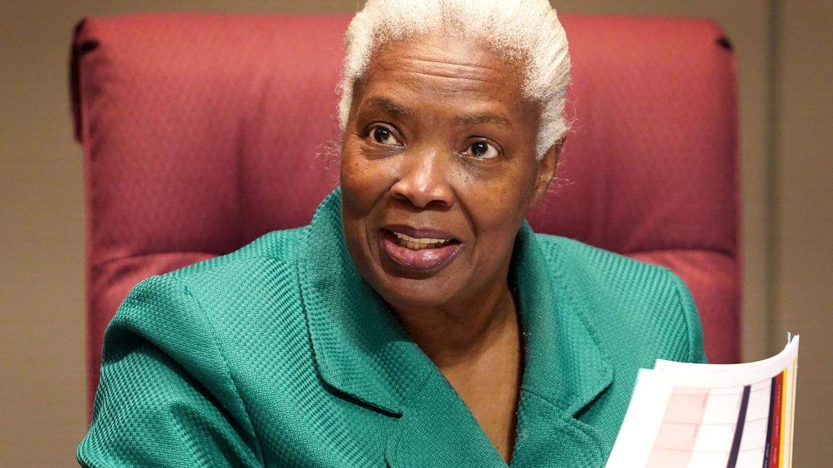 Mecklenburg Board of County Commissioner Ella Scarborough attends a meeting on Oct. 01, 2019 at the Charlotte-Mecklenburg Government Center in Charlotte.