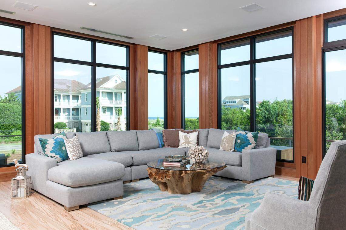 The home is designed to look and feel like a ship.