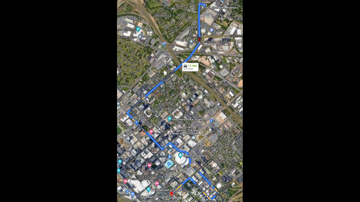 Road closures and procession route for Charlotte-Mecklenburg police Officer Mia Goodwin’s funeral services on Wednesday.
