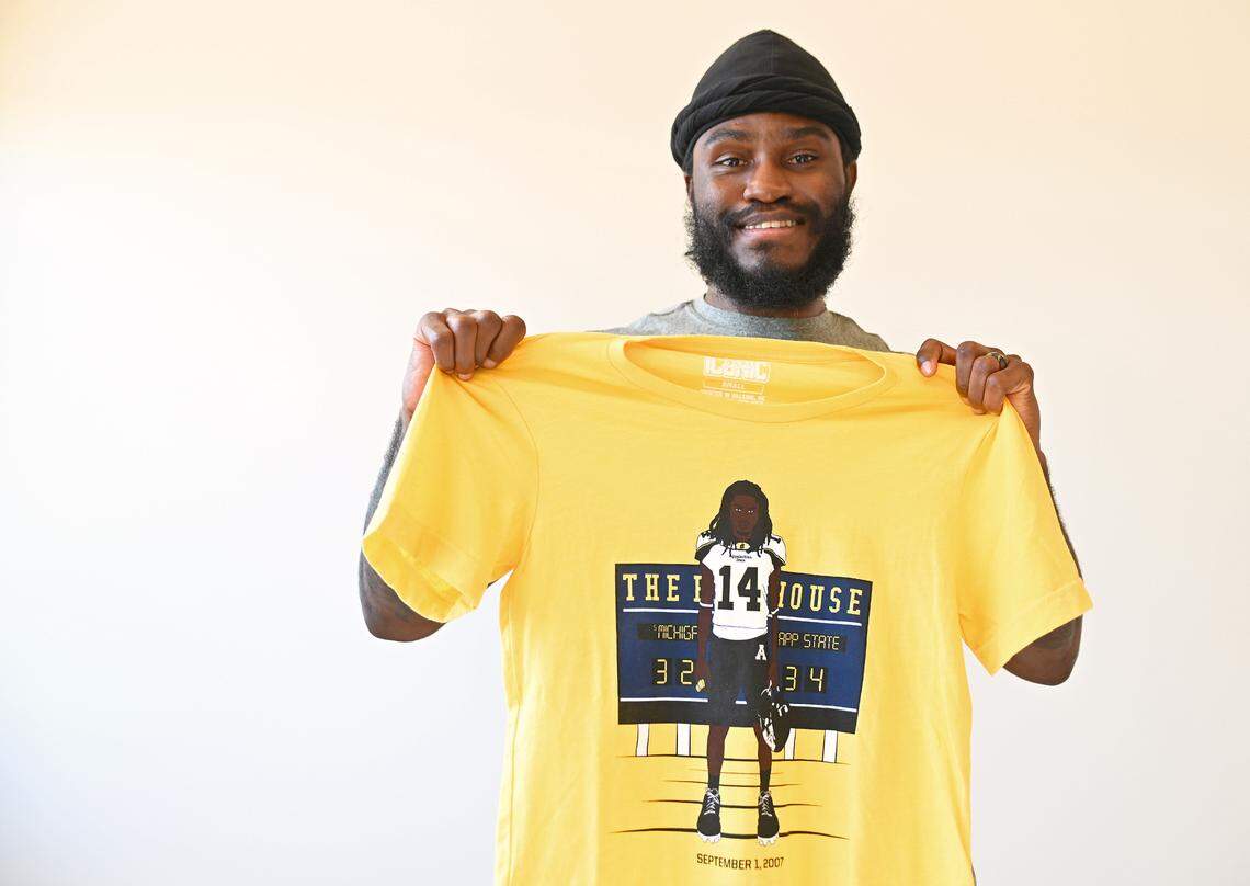 Armanti Edwards on Monday, April 17, 2023. Edwards was a four-time All American for Appalachian State University from 2006-2009. Edwards also was a two-time FCS National Player of the Year and a two-time FCS national champion. Following his collegiate career Edwards played in the NFL for the Carolina Panthers, Cleveland Browns and Chicago Bears. He finished his professional career in the Canadian Football League.