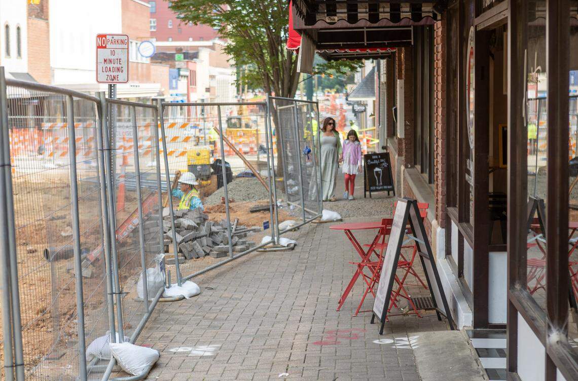 Downtown Concord has been thrown into chaos during two years of streetscape construction, meant to attract visitors and increase foot traffic. In the meantime, the area’s small businesses have been feeling the pinch of fewer customers.