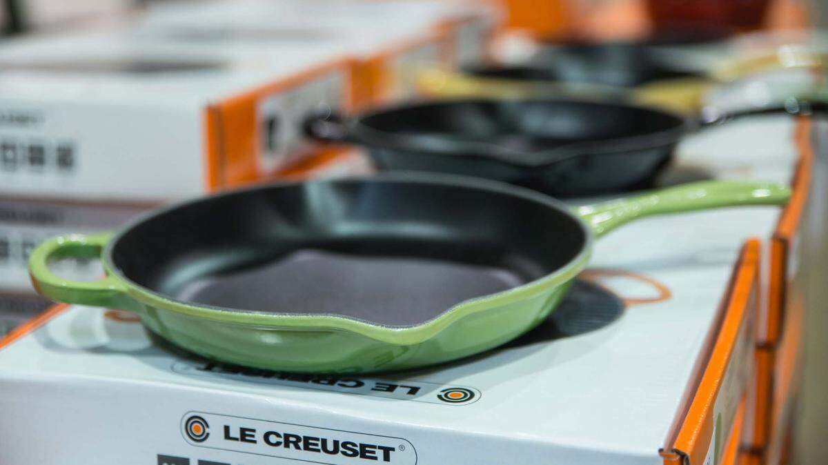 The Le Creuset sale in Charlotte offers limited-edition colors and access to styles not typically sold in the U.S.