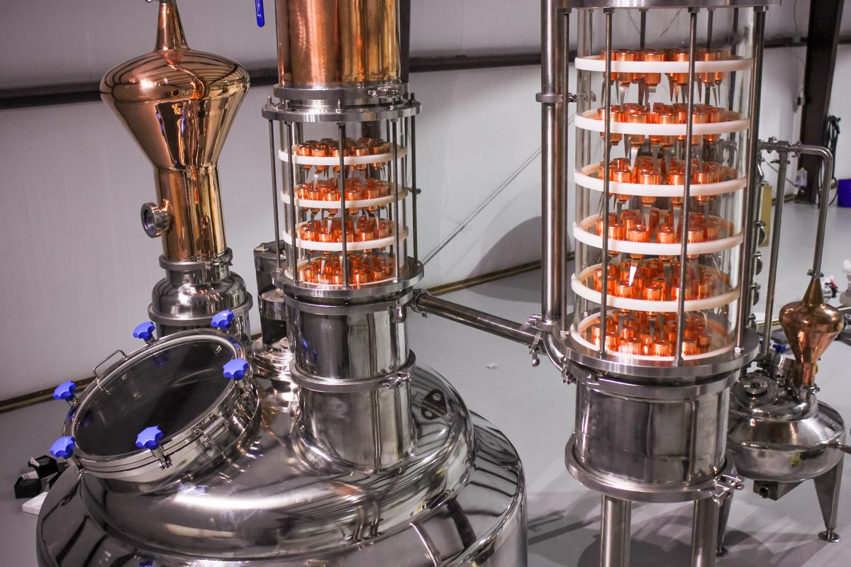 The distillation process at D&S Distilling puts out the only certified organic spirits on the Tennessee Whiskey Trail.