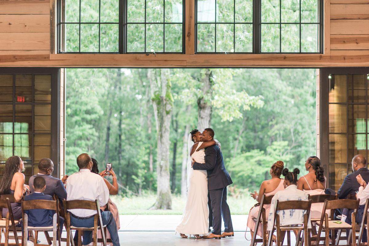 Brittany and Curtis Wright saw an Instagram post about North Corner Haven micro weddings and decided to host one of their own.