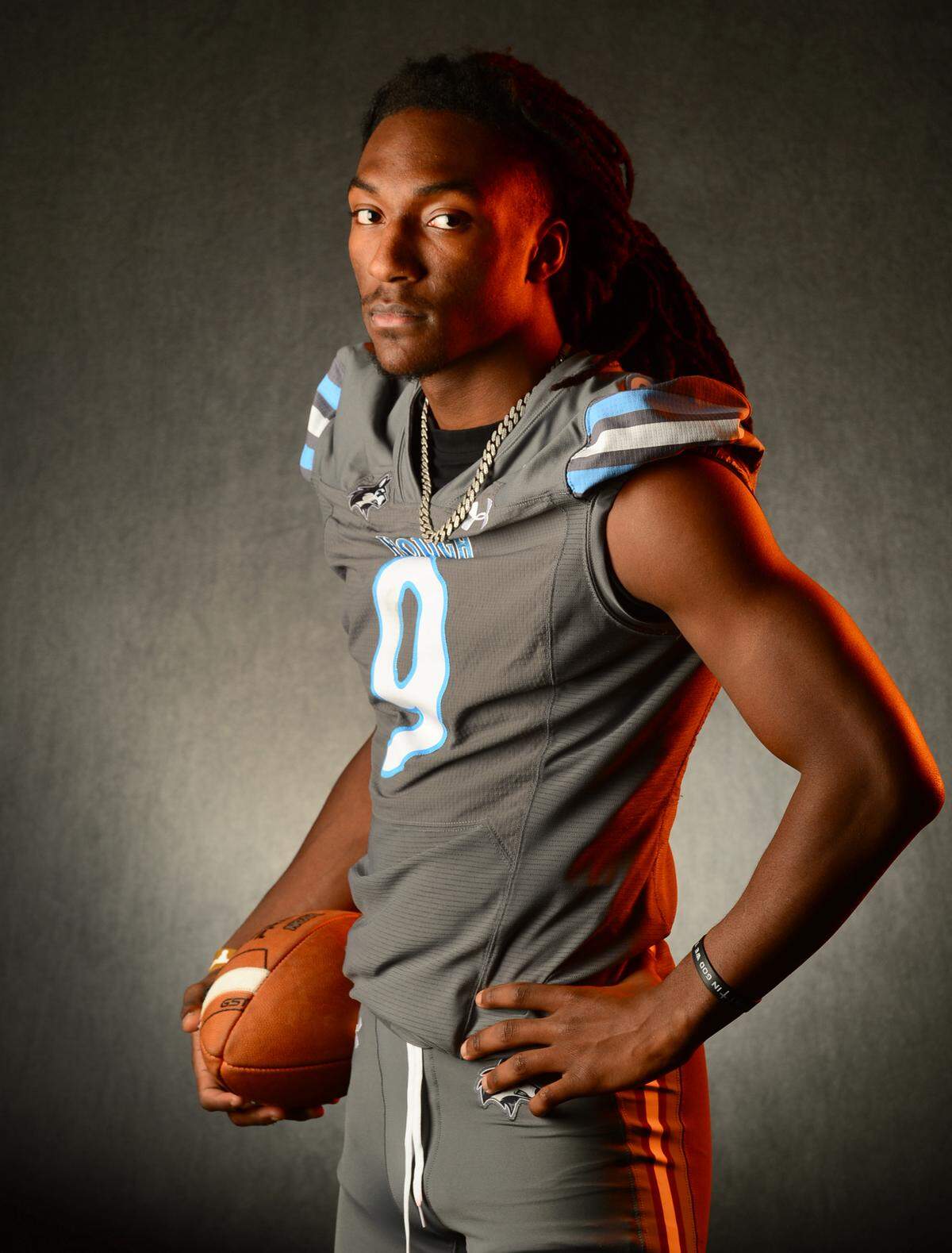 Hough Huskies defensive back Samari Matthews on Tuesday, December 9, 2025.