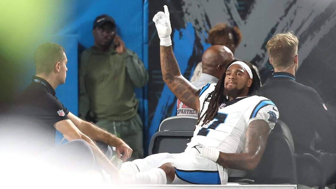 Injury to Shaq Thompson, the soul of the defense, leaves Panthers’ locker room listless