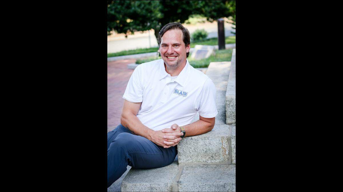 Beau Blair, a Democrat, is running for US House District 6.