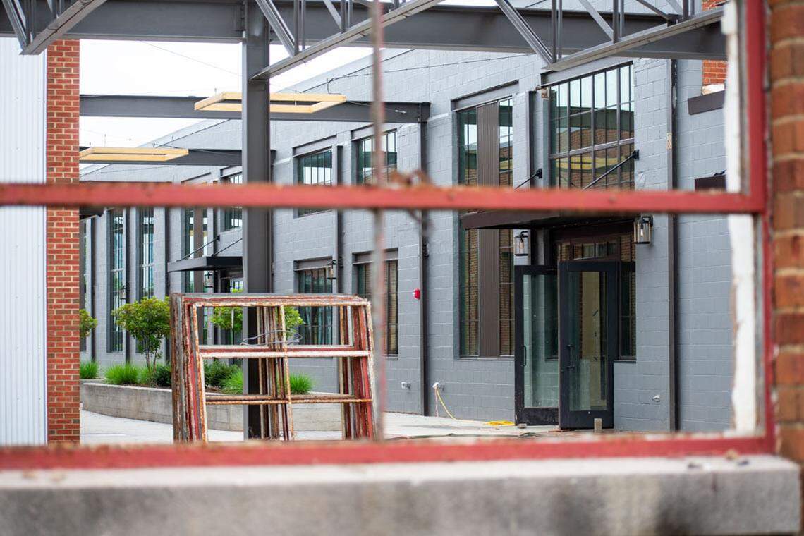 Construction is underway at 2001 W. Morehead St.&nbsp;