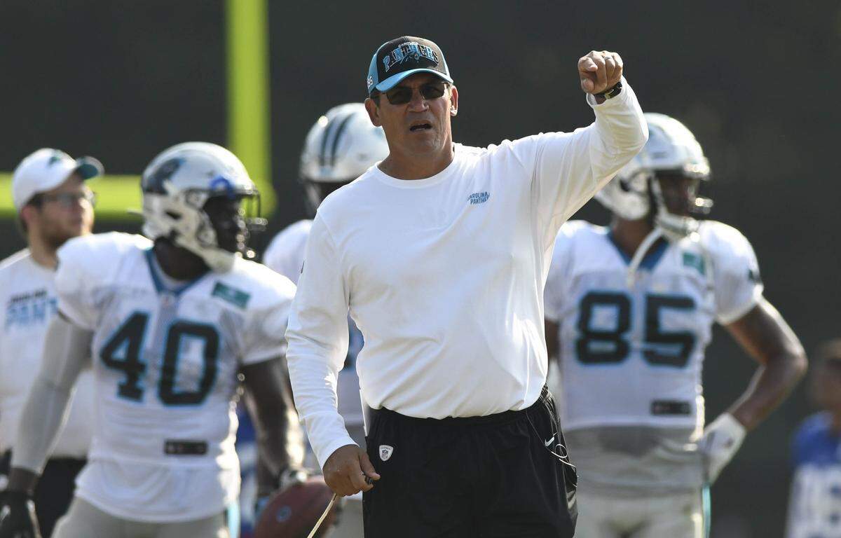 In eight seasons as Panthers head coach, Ron Rivera has steered his team to a Super Bowl appearance and also suffered a seven game losing streak.
