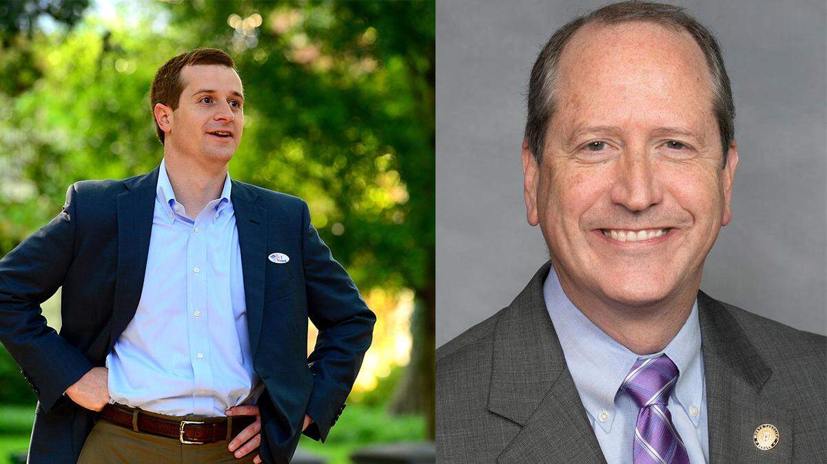 Democrat Dan McCready and Republican Dan Bishop