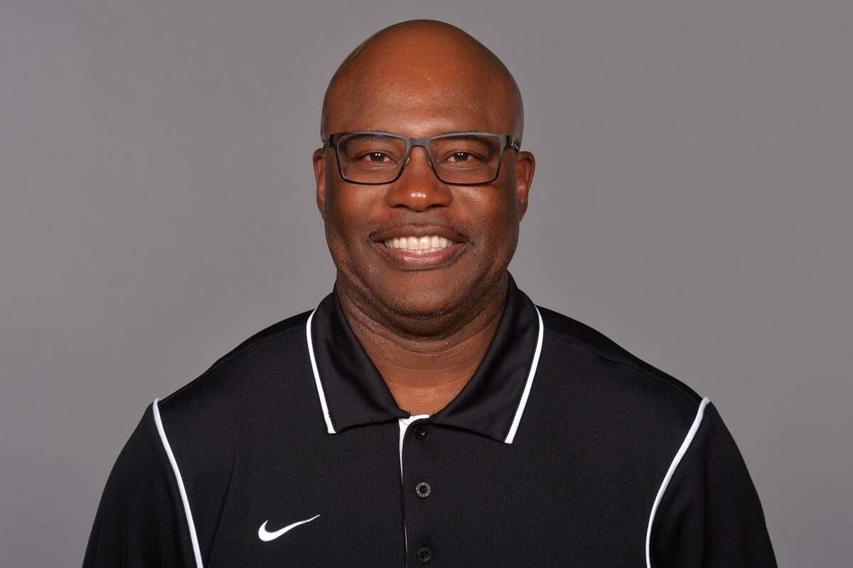 Panthers secondary/cornerbacks coach Perry Fewell was hired not only as a defensive assistant, but as a resource for all the defensive coaches. (AP Photo)