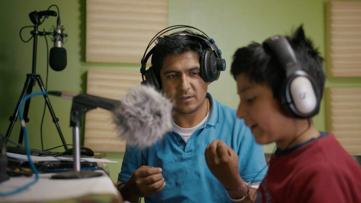 “Runa Simi” (People’s Language) from Peru. The title refers to the Quechua language that dates to the ancient Inca empire and is still spoken by millions of people in the Andes region of Peru. 