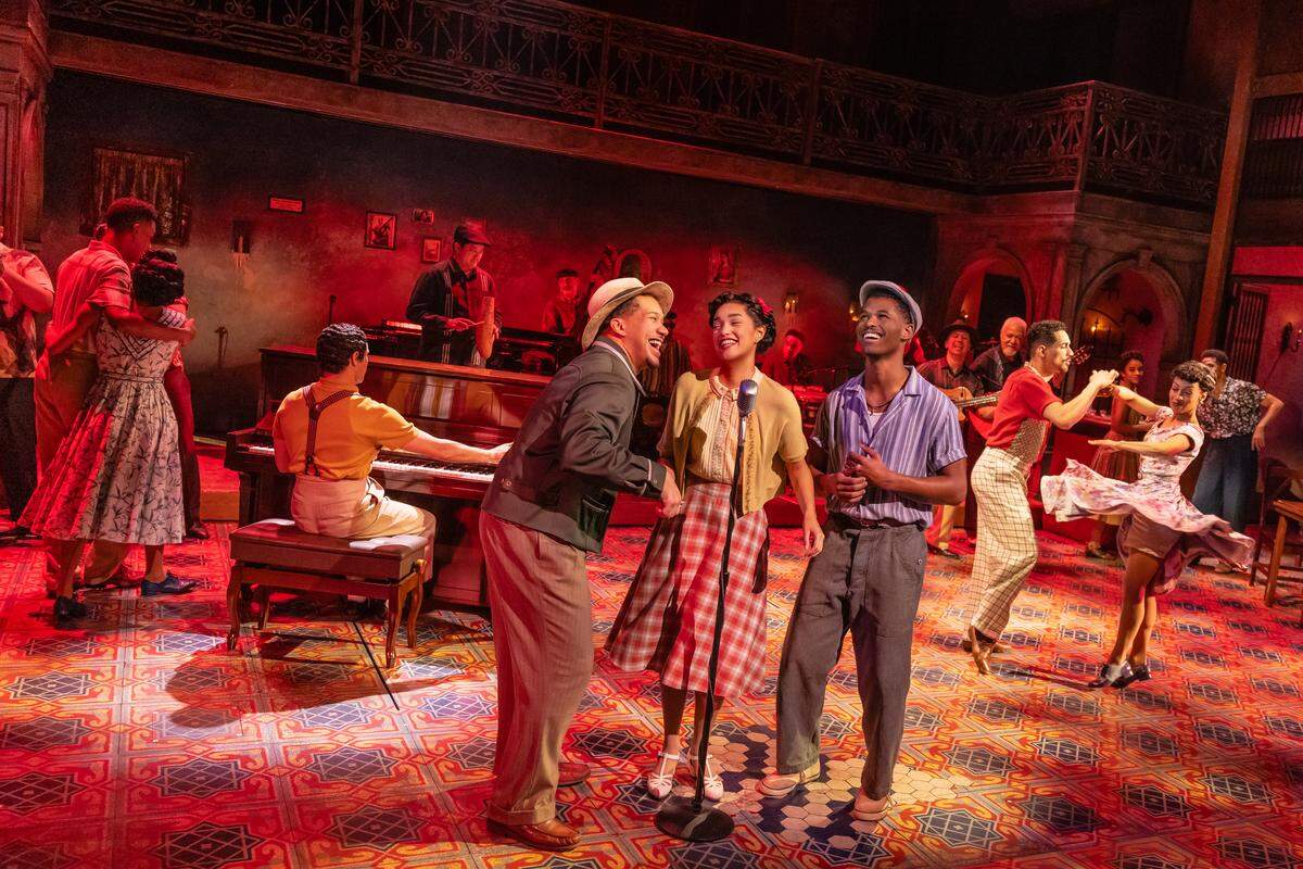 The Broadway company of “Buena Vista Social Club.” Producers call the show “a journey through music and memory into the beating heart of Havana.”