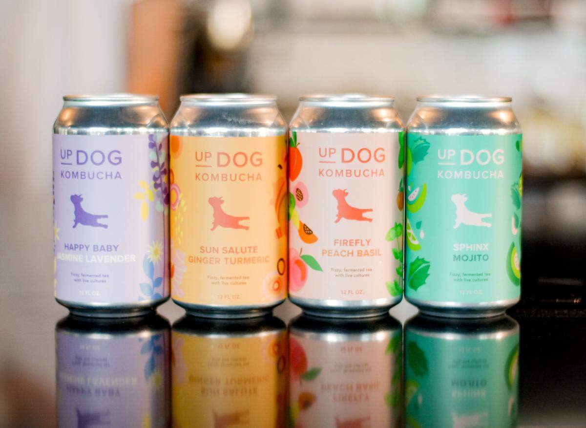 Swapping out alcoholic drinks for non-alcoholic ones, such as kombucha, can help adjust your habits.