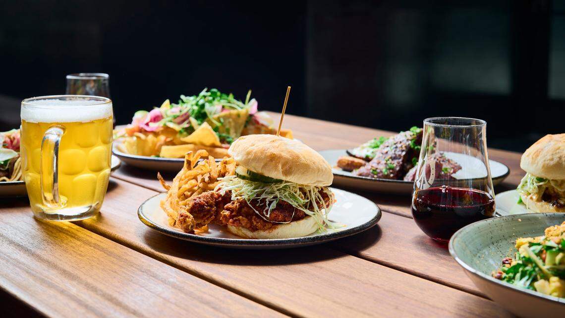 Suffolk Punch Brewing’s menu will rotate seasonally at the Lake Norman location. “Coming Soon” signs ring the two-level building after construction delays and a year of getting permit approvals from the town of Huntersville.