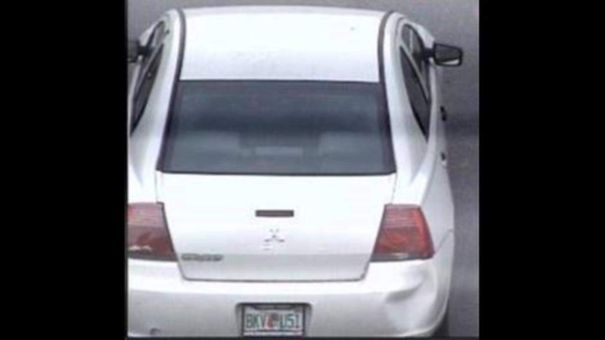 Charlotte-Mecklenburg police released this image of a silver Mazda sedan with Florida license plates on Saturday, Dec. 11, 2021. Detectives are looking to identify the driver in relation to the Friday night shooting of five people in the Grier Heights neighborhood in southeast Charlotte.