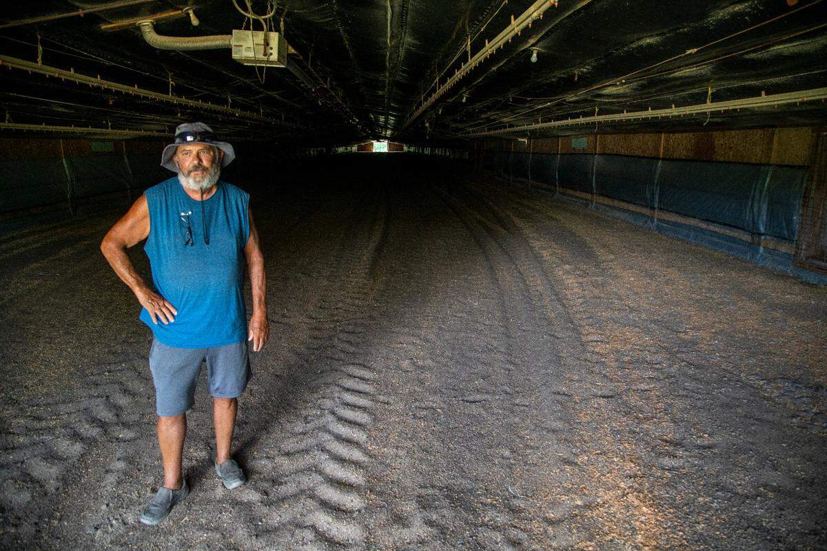 Rudy Howell used to raise chickens in Robeson County, but said his income from poultry farming was so low some years that he would have had to file for bankruptcy if he had not been able to rely on his retirement income from DuPont.