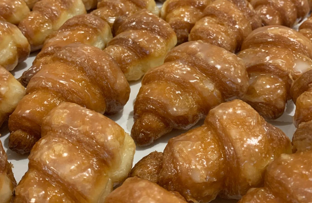 Burney’s famous glazed croissants are legendary.
